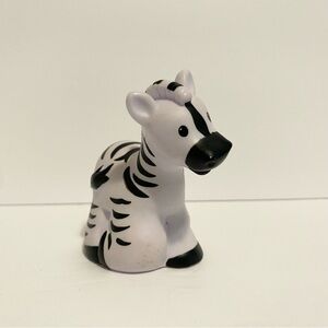 4/$20 Fisher Price Little People Zebra Animal Figure Zoo Safari Toy 🛑